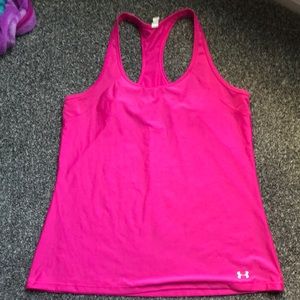 Pink large under armour tank